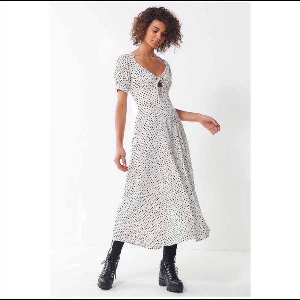 UO Devin Polka Dot dress